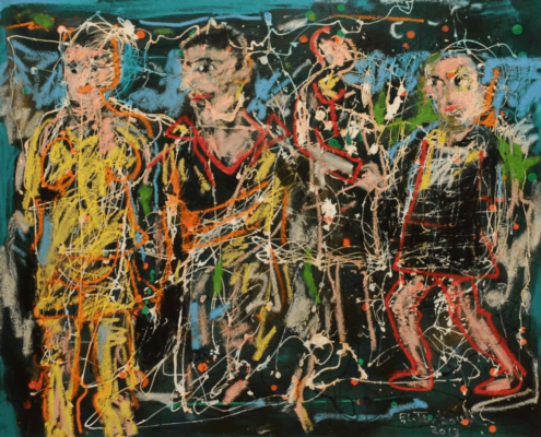 El Tanbouli, Untitled, Oil on Canvas, 120x100cm, 2013