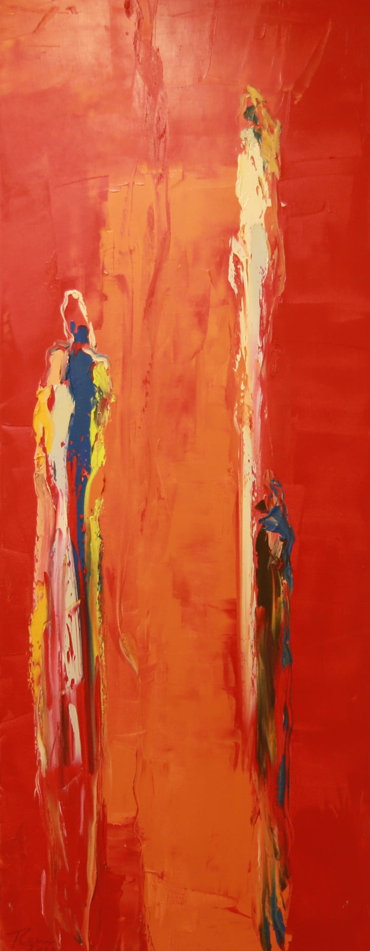 Rana Safadi - 100 * 40 - Oil on Canvas