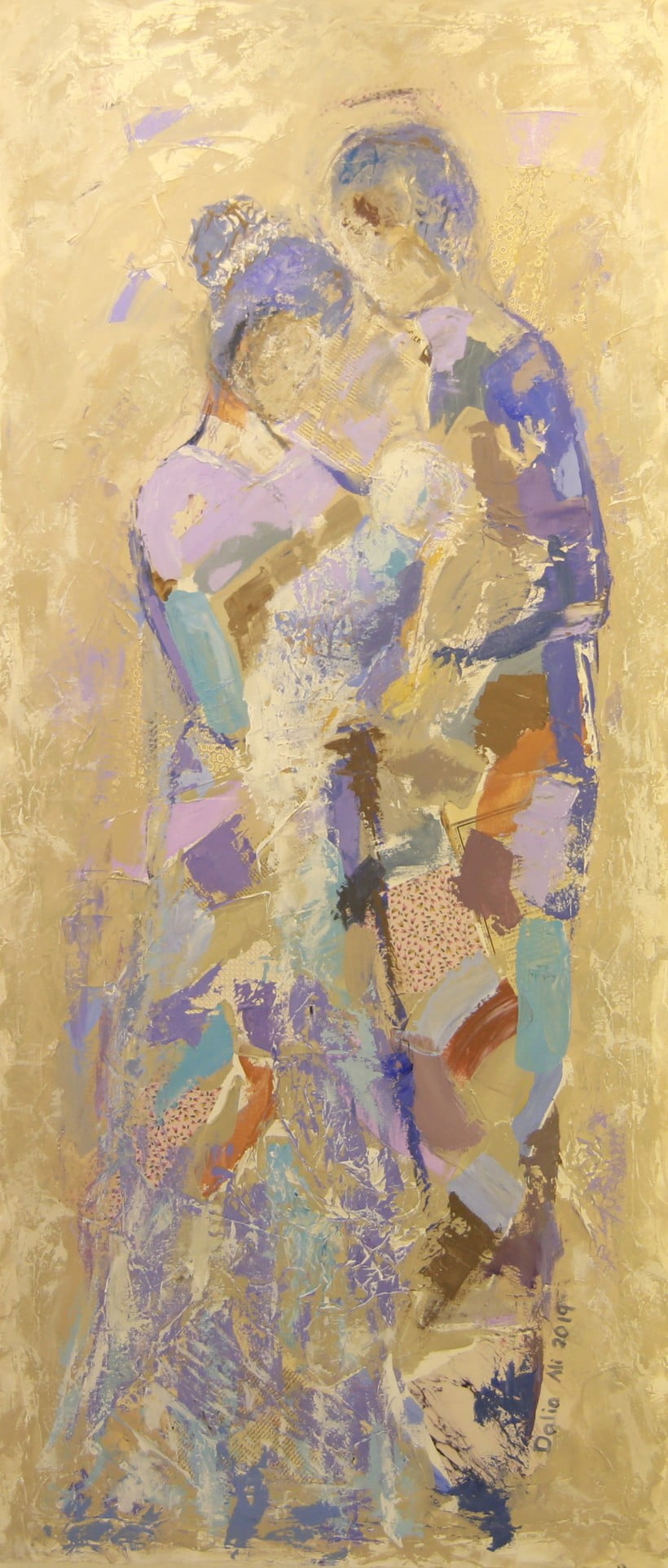 Dalia Ali - 175 * 88 - Mixed Media on Canvas