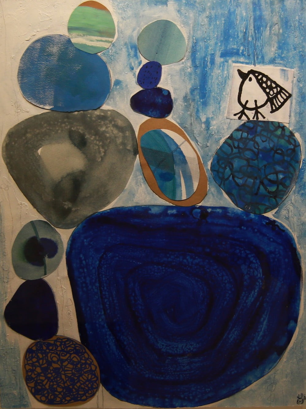 HRH Princess Nissa Raad - 75 * 55 - Acrylic On Paper