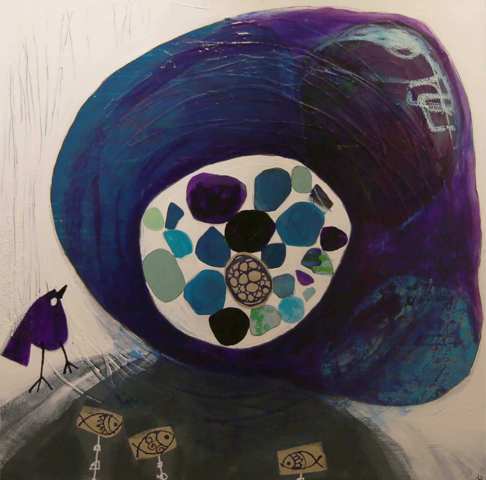 HRH Princess Nissa Raad - 100 * 100 - Acrylic On Canvas