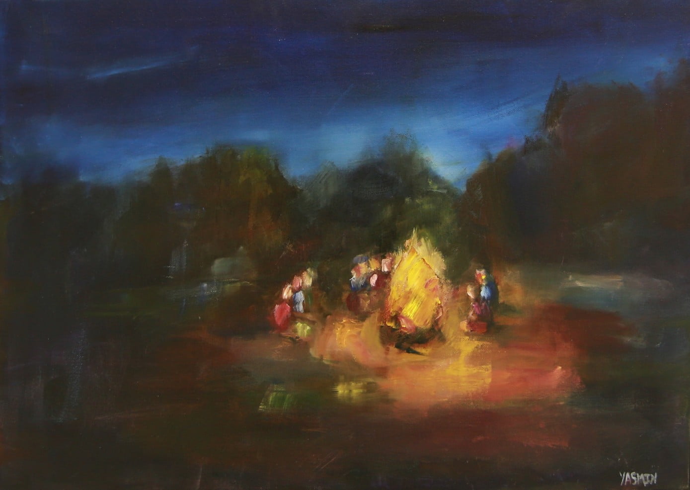 Yasmin Sharawi - 50 * 70 - Oil on Canvas