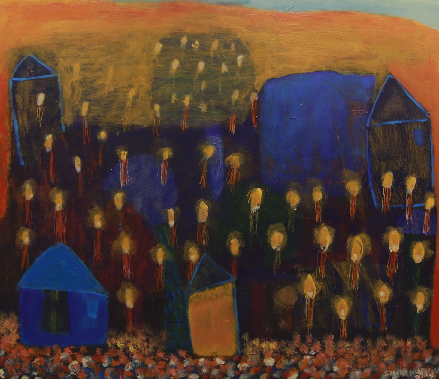 Samar Haddadin - 70 * 85 - Acrylic On Canvas