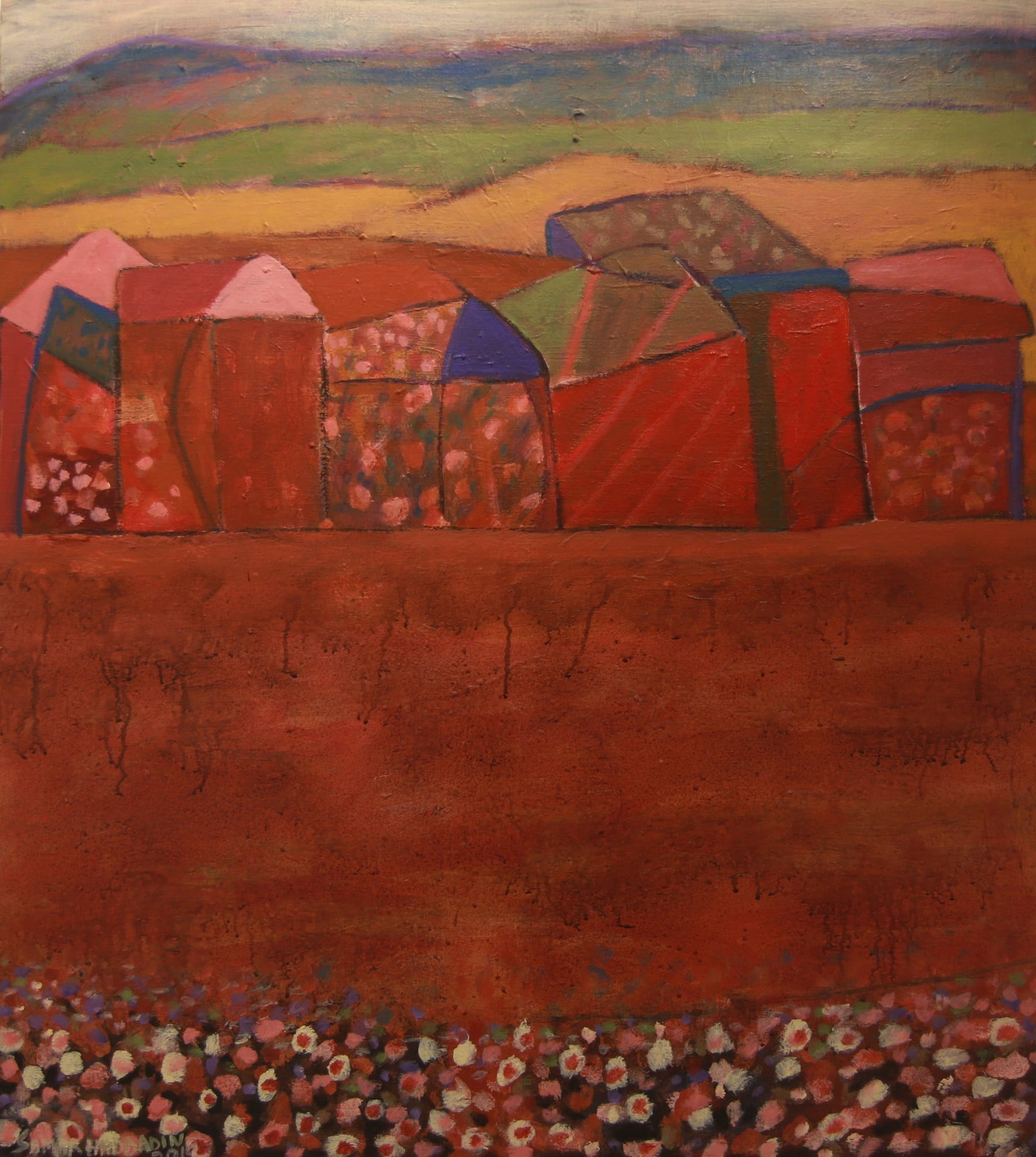 Samar Haddadin - 90 * 80 - Acrylic On Canvas