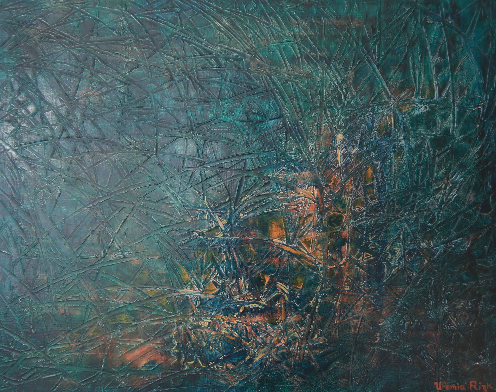 Ufemia Rizk - 54 * 68 - Oil on Canvas