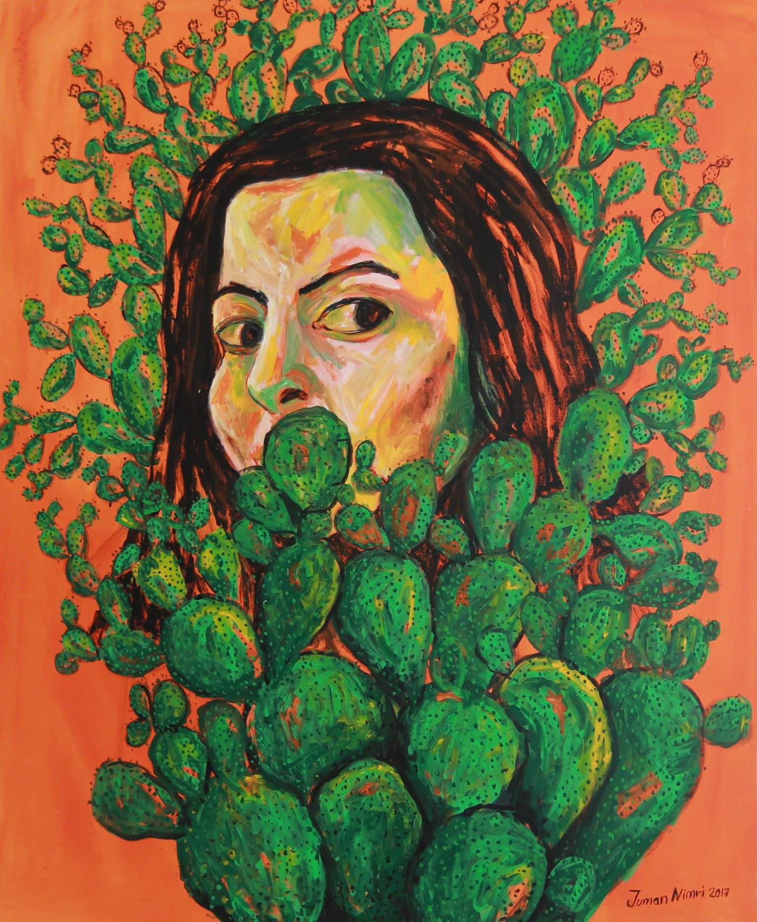 Juman Nimri - 130 * 110 - Acrylic on Canvas