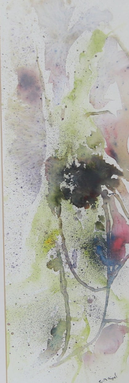 Amina Al Husseini - 55 * 18 - Watercolor on Paper