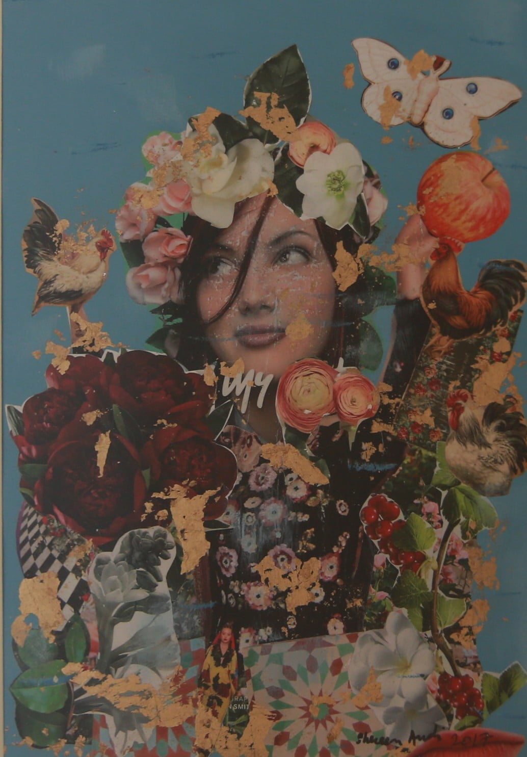 Shireen Odeh - 35 * 24 - Collage Mixed Media on Canvas