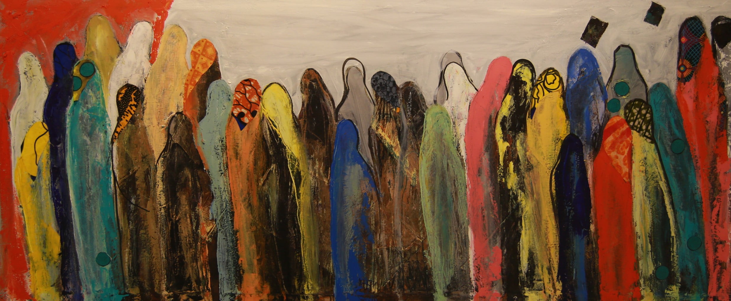Raida Shahin - 53 * 127 - Oil on Canvas