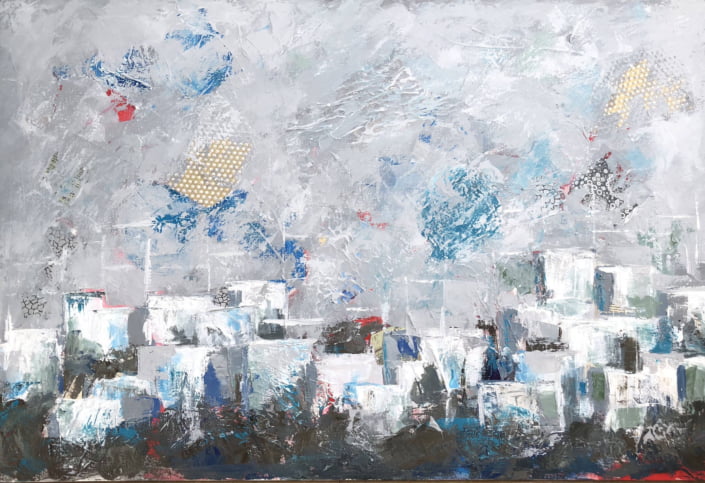 Blue Grey Houses