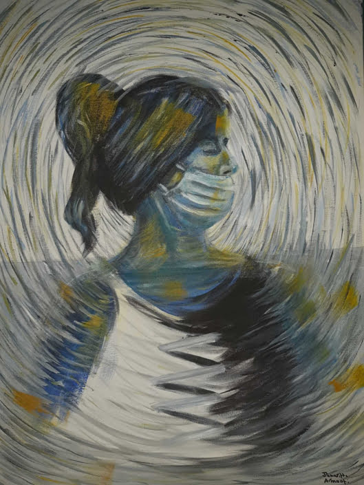 A Girl With Mask
