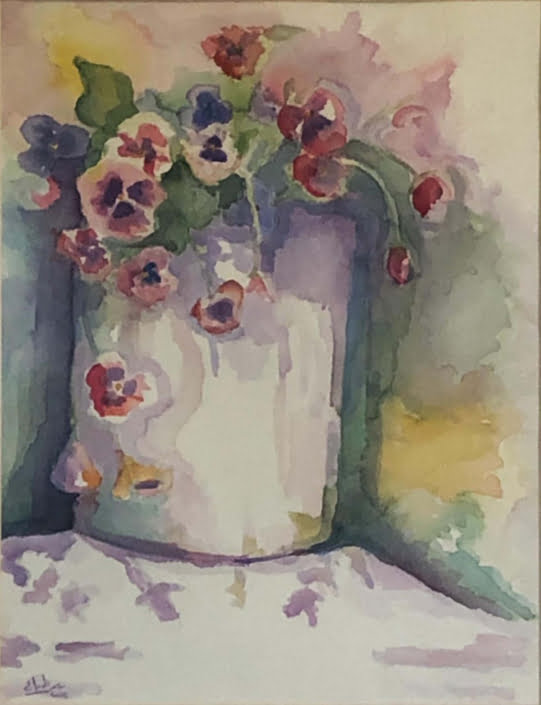 Pot on Flowers