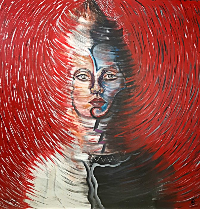 Woman in Red