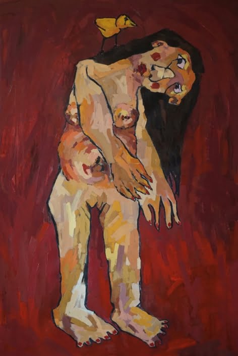 Girl with a Bird