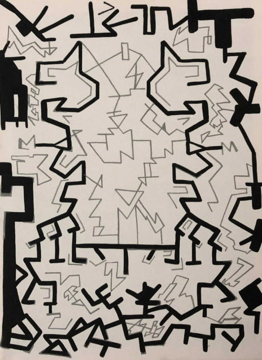 Seamless Pattern Symmetrical Painting