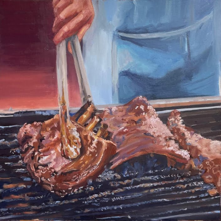 Grilling Lamb of Chops